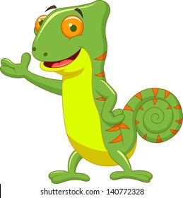 Chameleon Cartoon