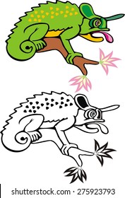 chameleon cartoon