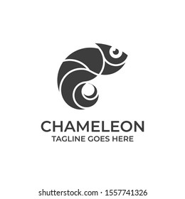 Chameleon Design concept Illustration Vector Template, Suitable for Creative Industry, Multimedia, entertainment, Educations, Shop, and any related business