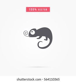 chameleon icon. animal sign