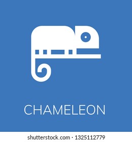  Chameleon icon. Editable  Chameleon icon for web or mobile.
