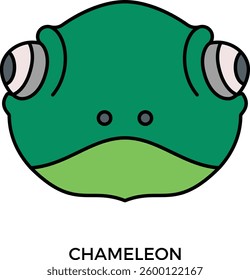 chameleon icon. Flat symbol. Isolated sign chameleon on white background. Vector Illustration.by iin indun.by kuncong.by kus wandoko