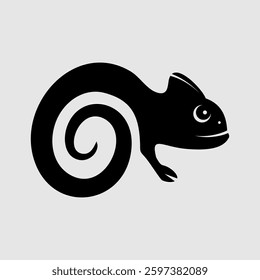 Chameleon icon isolated. Vector illustration