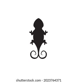 Chameleon icon logo design vector template