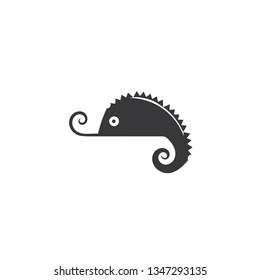 chameleon icon, vector