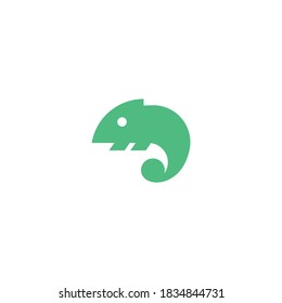 Chameleon logo with bold and minimal design