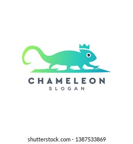 chameleon logo design 