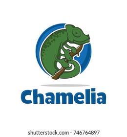 chameleon logo design