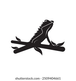 Design do logotipo Chameleon. Simples e Moderno. Ilustração vetorial