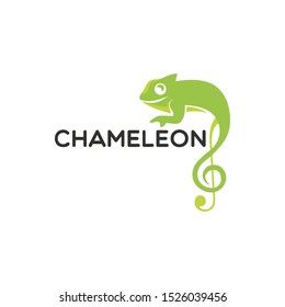 chameleon logo Design Vector illustration 