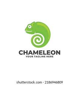 Chameleon Logo Design Vektorgrafik