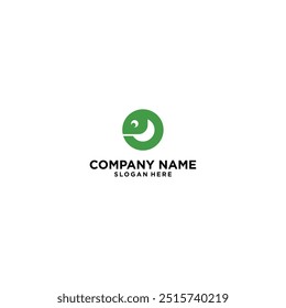 Chameleon logo design vector illustration