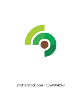 Chameleon Logo Design Vector Isolated On White Background