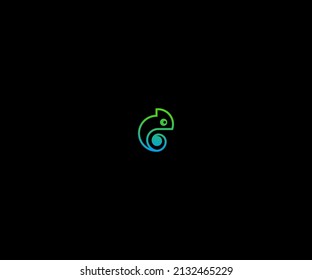 Chameleon Logo  Design vector Template