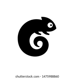 Chameleon Logo. Icon design. Template elements
