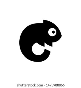 Chameleon Logo. Icon design. Template elements