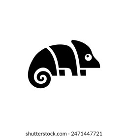 Chameleon-Logo-Symbol-Design-Vektorillustration Vorlage