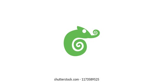 chameleon logo icon designs