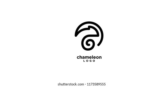 chameleon logo icon designs