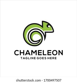 chameleon logo icon designs, chameleon logo design inspiration