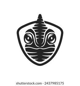 Chameleon Logo template Isolated. Brand Identity. Icon Abstract Vector graphic