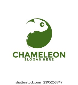Chameleon Logo, Vektordesign-Vorlage
