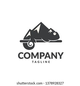 Chameleon mountain logo