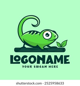 Chameleon Premium Vector Logo Design