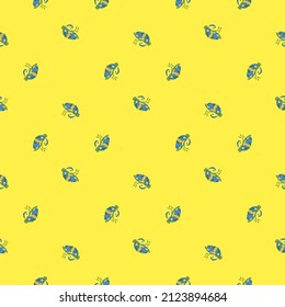 Chameleon seamless pattern. Background of tropical lizard. Repeated texture in doodle style for fabric, wrapping paper, wallpaper, tissue. Vector illustration.