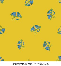 Chameleon seamless pattern. Background of tropical lizard. Repeated texture in doodle style for fabric, wrapping paper, wallpaper, tissue. Vector illustration.