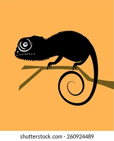 Chameleon vector icon