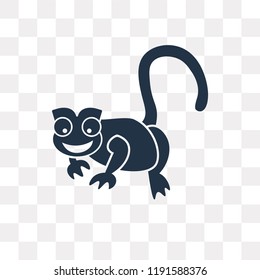 Chameleon vector icon isolated on transparent background, Chameleon transparency concept can be used web and mobile