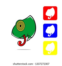 Chameleon Vector Illustration