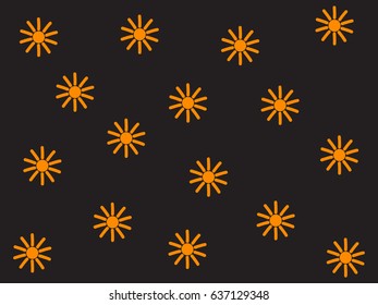 Chamomile background, icon, vector illustration eps10