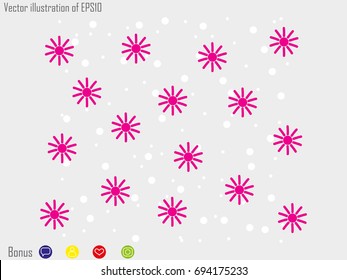 Chamomile background, icon, vector illustration eps10