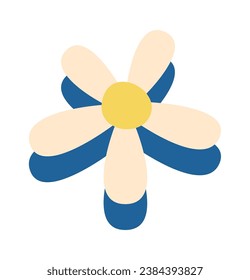 Ilustración del vector de la cabeza de la flor Chamomile