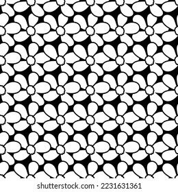 chamomile flowers seamless vector pattern