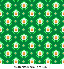 chamomile simple pattern,bright, textile, paper, Wallpaper 2