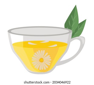 Kamillentegetränk in Tasse
