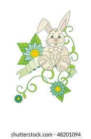 chamomiles bunny