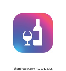 Champagne - botón de icono de la aplicación