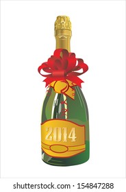 champagne bottle  2014
