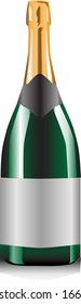 Champagne bottle