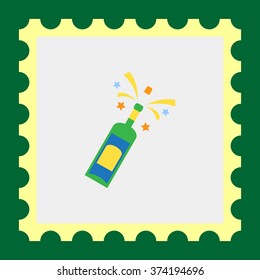 Champagne bottle