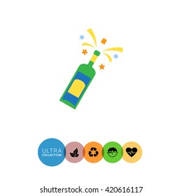 Champagne bottle
