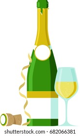 Champagne bottle