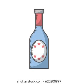 champagne bottle drink icon
