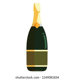 Champagne bottle icon