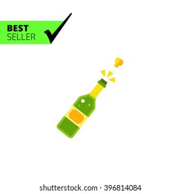 Champagne Bottle Icon