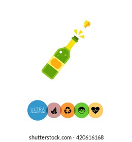 Champagne Bottle Icon